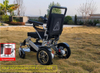 Foldable Electric Powered Wheelchair, Light Weight ALUM & LITHIUM