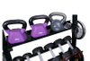 Gym Weights Plates Storage Rack Holder Barbell Dumbbell Kettlebell 3 Tier