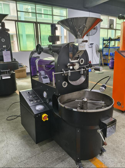 3KG LPG Coffee Bean DRUM* Roaster, Roasting Machine,Floor Stand Castor Wheels