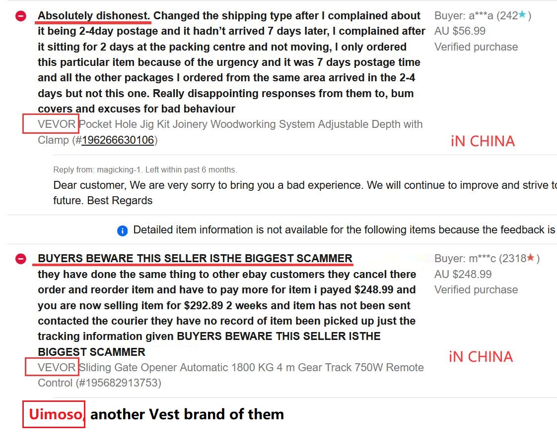 Reviews for vevor